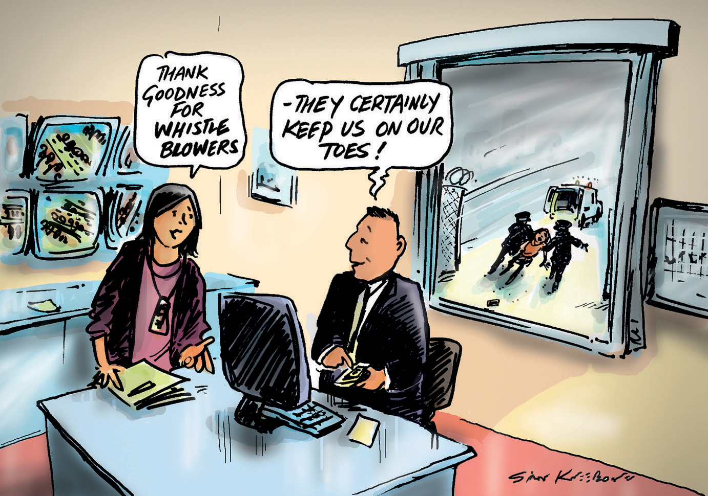 Scratchy Lines - Whistleblowers 