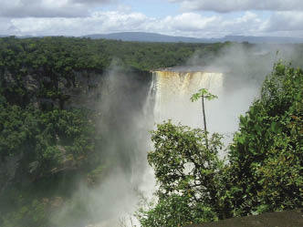 The spectacular waterfall on the Potaro river Robert Coates