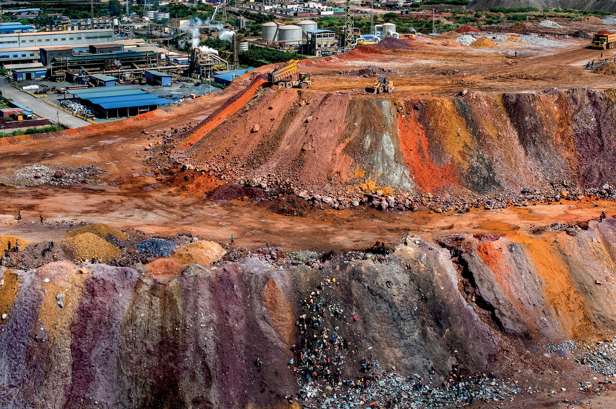 Mining galore: southern Congo already produces 70 per cent of the world’s cobalt. Production is predicted to double between 2021 and 2028.