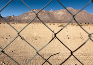 A view of French nuclear test site at In Ekker, southern Algeria, on 25 February 2010. People in the area are still dealing with the radioactive contamination.Photo: Zohra Bensemra/Reuters