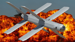 A military drone strike, 26 September 2024.Photo: Mairusz Burcz/Alamy