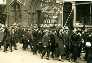 Strikers march through London during the 1926 general strike.Photo: General Strike Photograph - GS001/People’s History Museum